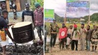 Jaga Kebersihan Kota Paniai, Mahasiswa Buat Tong Sampah di Sejumlah Titik
