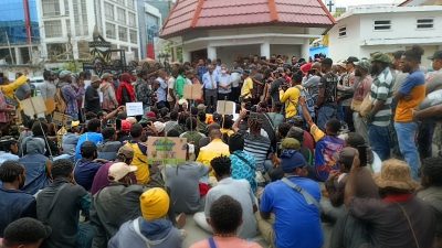 Demo di DPR Papua, PRP Desak Cabut UU Otsus dan Tolak DOB