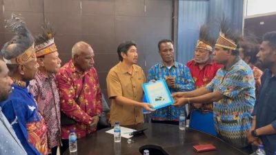 Temui Ketua DPR Papua, Forum Intelektual Muda Tabi – Saireri Minta Penetapan Anggota MRP Dibatalkan