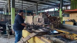 Ketua Poksus DPR Papua Kunjungi Industri Sagu di Mimika