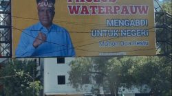 Baliho Paulus Waterpauw Minta Doa Restu, Herman Yoku: Siapapun Anak Asli Papua Berhak Maju Jadi Calon Gubernur