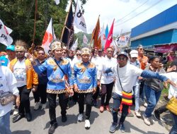 JBR – HADIR Jalan Kaki Mendaftar di KPU Kota Jayapura