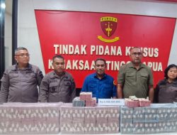 Kejati Papua Sita Uang Rp 6,4 Miliar Dugaan Korupsi Dana PON Papua