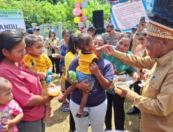 Sambut HAN, Bupati Mansnembra Canangkan Kampung Ramah Perempuan dan Peduli Anak