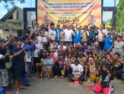 Buruh TKBM Teluk Numbay Pelabuhan Jayapura 100 Persen Dukung Mari-Yo