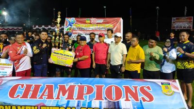 Semarak HUT RI ke 80, dari Makan Kerupuk Hingga Bugalo Wiya Juara Turnamen Futsal Piala Bergilir Ketua DPR Papua IV