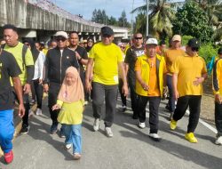 Jalan Santai HUT ke 61 Partai Golkar, Matius Fakhiri: Golkar Papua Siap Makin Dekat dengan Rakyat