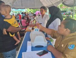 Ratusan Warga Distrik Bondifuar Biak Ikuti Cek Kesehatan Gratis Jelang Perayaan Natal Gabungan