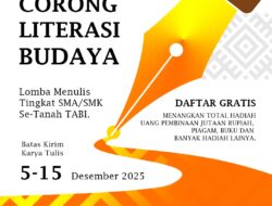 Kintal Rum Fararur Dorong Literasi Gen Z Lewat Lomba Tulis Budaya Papua