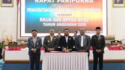 Rancangan KUA PPAS Disepakati, Pendapatan APBD Papua 2026 Diproyeksi Rp 2,03 Triliun 