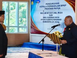 Muhammad As’af Resmi Dikukuhkan sebagai Kepala Perwakilan BPKP Papua