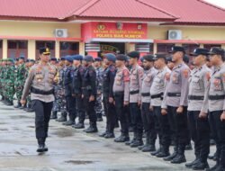 Polres Biak Numfor Kerahkan 350 Personel Amankan Nataru Lewat Operasi Lilin Cartenz 2025