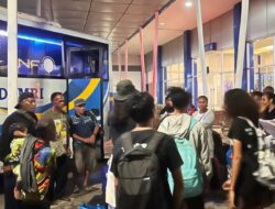 Mudik Gratis Nataru Jalur Darat Resmi Dimulai, Pemprov Papua Berangkatkan Puluhan Penumpang
