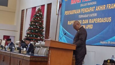 Fraksi Golkar DPR Papua Setujui 7 Raperdasi dan Raperdasus Non APBD 2026