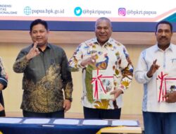 BPK RI Serahkan LHP Kinerja dan PDTT kepada Pemprov Papua, Pemkab Keerom dan PT Irian Bhakti Papua