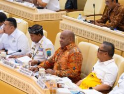 Di DPR RI, Gubernur Fakhiri Dorong Perbatasan Papua Jadi Beranda Depan Negara
