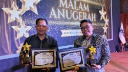 Gubernur Fakhiri Dianugerahi Golden Leader Award JMSI pada Hari Pers Nasional 2026