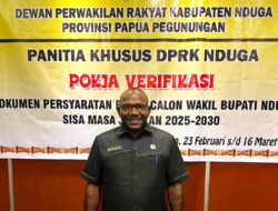 Terkendala Hari Libur, Pansus DPRK Nduga Perpanjang Tahapan Pemilihan Wabup 2025–2030
