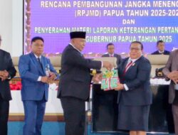 DPR Papua Bahas Raperdasi RPJMD 2025–2029, Pemprov Serahkan LKPJ Gubernur 2025