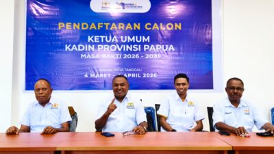 Potensi Calon Tunggal Ketua Umum KADIN Papua 2026–2031, Hanya Jacleana Joku Kembalikan Berkas