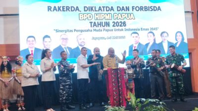 Gubernur Fakhiri Dorong HIPMI Papua Cetak Pengusaha Muda Berdaya Saing