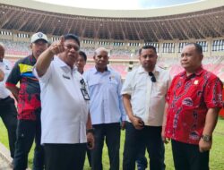Ketua DPR Papua Tinjau Stadion Lukas Enembe Pasca Kerusuhan