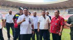 Ketua DPR Papua Tinjau Stadion Lukas Enembe Pasca Kerusuhan