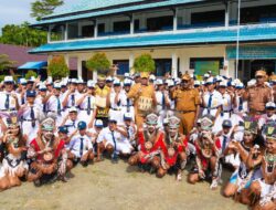 Gubernur Fakhiri Tinjau Program MBG di SMPN 1 Waren, Minta Siswa Diberi Menu Ikan