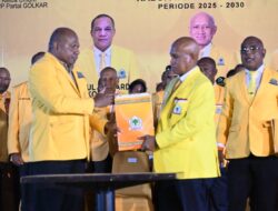 Markus Mansnembra Resmi Pimpin DPD II Golkar Biak Numfor, Target Rebut Kemenangan Pemilu 2029