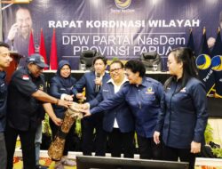 JBR Pimpin Rakorwil NasDem Papua, Tekankan Konsolidasi dan Gerakan Perubahan untuk Rakyat
