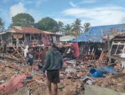 Diduga Bom Meledak di Biak Numfor, Enam Rumah Rusak Parah dan Timbulkan Korban Jiwa