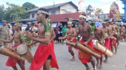 Parade Wor dan Suling Tambur Meriahkan Festival Biak Munara Wampasi 2026, Ribuan Warga Tumpah Ruah di Kota Biak