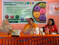 Dosen Teknologi Pangan FMIPA Uncen Gelar Pelatihan Mie Warna-warni Alami di Kelurahan Gurabesi