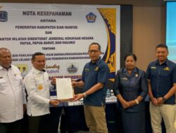 Pemkab Biak Numfor Perkuat Tata Kelola Aset, Teken MoU dengan DJKN Wilayah Papua, Papua Barat, dan Maluku