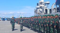 900 Personel Satgas Pamtas RI–PNG Kembali ke Satuan Usai Satu Tahun Bertugas di Papua Pegunungan