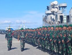 900 Personel Satgas Pamtas RI–PNG Kembali ke Satuan Usai Satu Tahun Bertugas di Papua Pegunungan