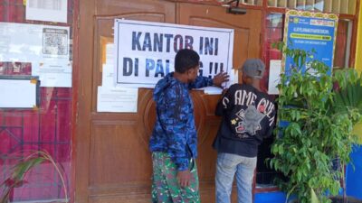 DPP Pemuda Heram Lakukan Pemalangan Kantor Distrik dan Kelurahan, Soroti Kuota PPPK hingga Beasiswa Anak Asli Heram