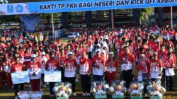 Ketua Umum TP PKK dan Bupati Biak Numfor Resmi Buka Kick Off Semarak HUT RI ke-81