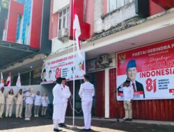 Gelar Upacara HUT RI ke-81, Gerindra Papua Tekankan Kedaulatan Ekonomi dan Keadilan bagi Rakyat