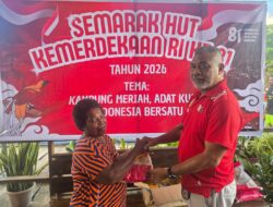 HUT ke-81 RI di Kayo Pulau Diwarnai Bakti Sosial dan Pembagian Sembako Presiden