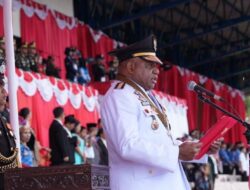 Gubernur Fakhiri Sampaikan Pesan Tegas di HUT RI ke-81: Kemerdekaan Harus Bikin Rakyat Papua Sejahtera