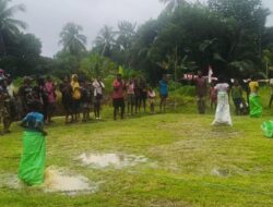 HUT RI ke-81 di Kampung Aurimi Sarmi Dimeriahkan Lomba dan Tarian Adat, Kepala Suku Armati Ajak Perkuat Nasionalisme 