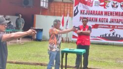 Patrige Renwarin Juara Pistol Api di Kejuaraan Menembak Merah Putih Perbakin Kota Jayapura