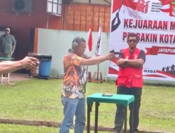 Patrige Renwarin Juara Pistol Api di Kejuaraan Menembak Merah Putih Perbakin Kota Jayapura