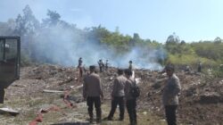 Karhutla Kembali Melanda Yendidori, Polres Biak Numfor Kerahkan Water Canon  Padamkan Api di Area PT WMI