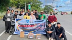 IKAMI Sulsel dan BEM FEB UNIYAP Galang Dana untuk Korban Kebakaran Mandala Dok V
