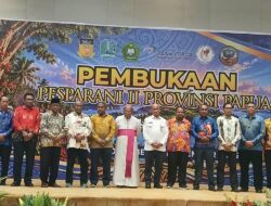 Pesparani II Provinsi Papua Resmi Dibuka, Enam Kabupaten Ambil Bagian